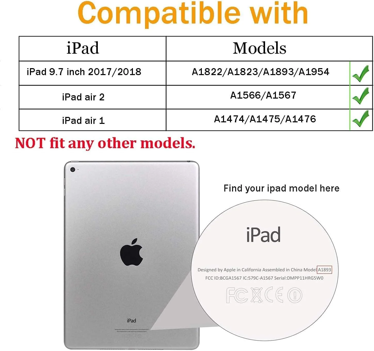 کاور AWH برای آیپد 9.7 اینچی نسل 6/5 (2018/2017) - کاور محافظ با پایه چرخان 360 درجه و قابلیت خواب و بیدار شدن خودکار برای آیپد 9.7 اینچی 2018 2017 - مشکی