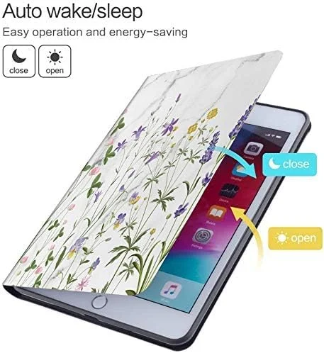 کاور TPU بینگ وو وانگ برای آیپد مینی 4 / آیپد مینی 5 (نسل پنجم 2019)، دارای قابلیت خواب/بیدار شدن خودکار با نگهدارنده قلم اپل [ضد اثر انگشت][ضد آلودگی][ضد آب][ضد خش] (باغ روستایی)