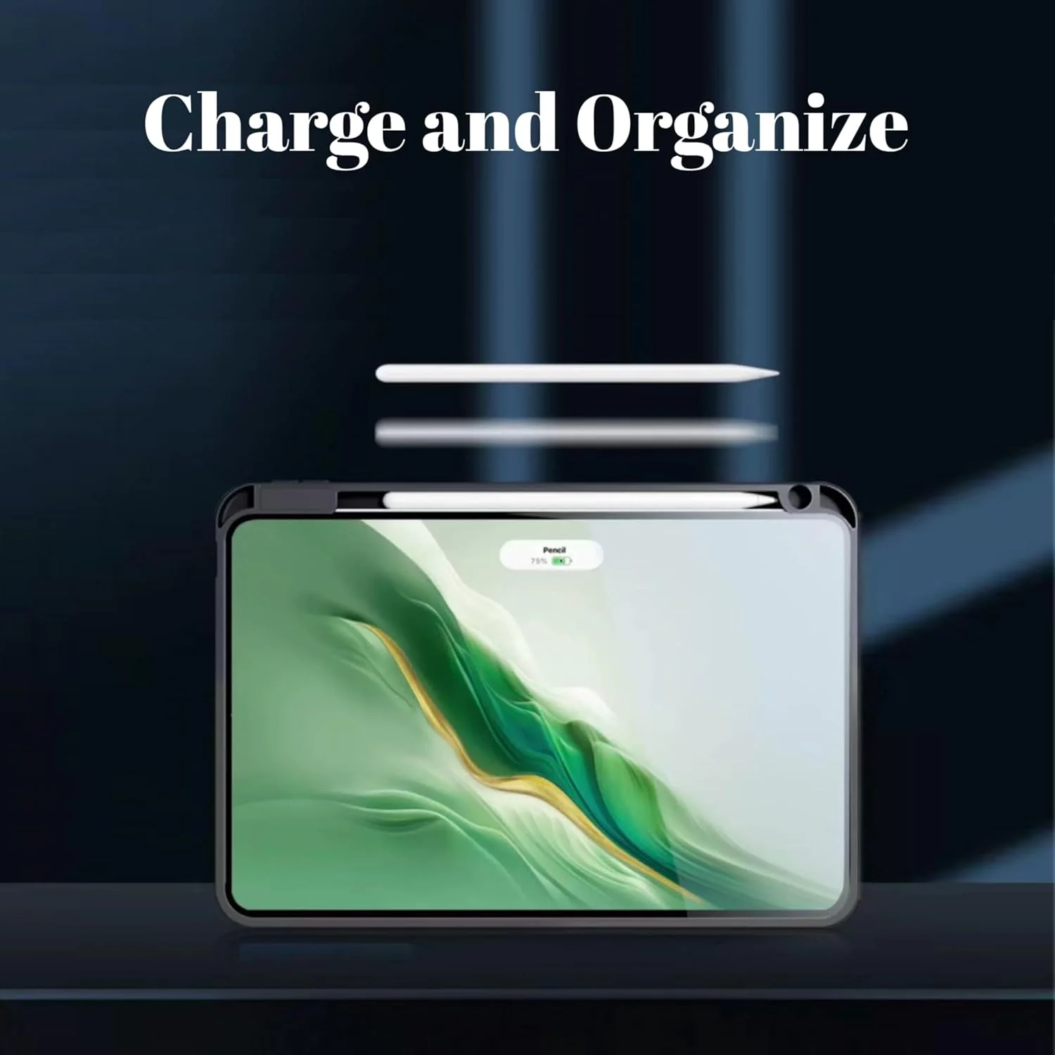 Vurtboly Hybrid Case Compatible with Honor Magic Pad 2 12.3inch 2024 Cover, Clear Acrylic Multi-Angle Hard PC Case with Pen Holder Protective Stand Cover for Honor Magic Pad 2 12.3" 2024