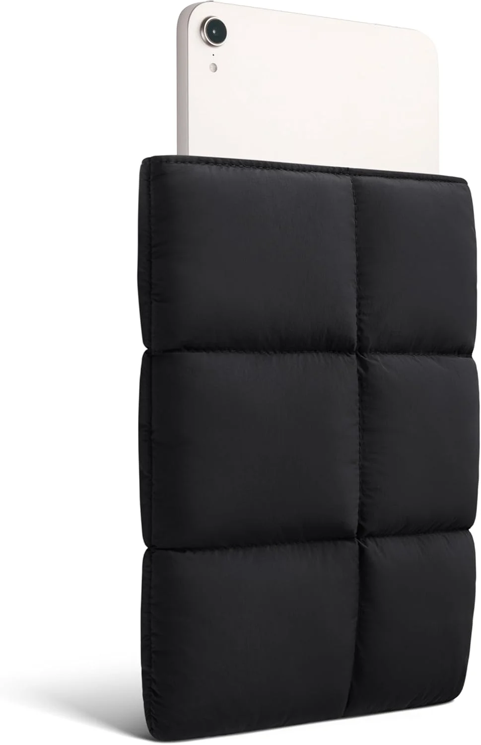 کیف تبلت پافی Comfyable مناسب تبلت های 7-8 اینچی سازگار با آیپد مینی 7 2024 A17 Pro، مینی 6 2021 A15، کیف حمل تبلت لحافی برای زنان و مردان، مشکی