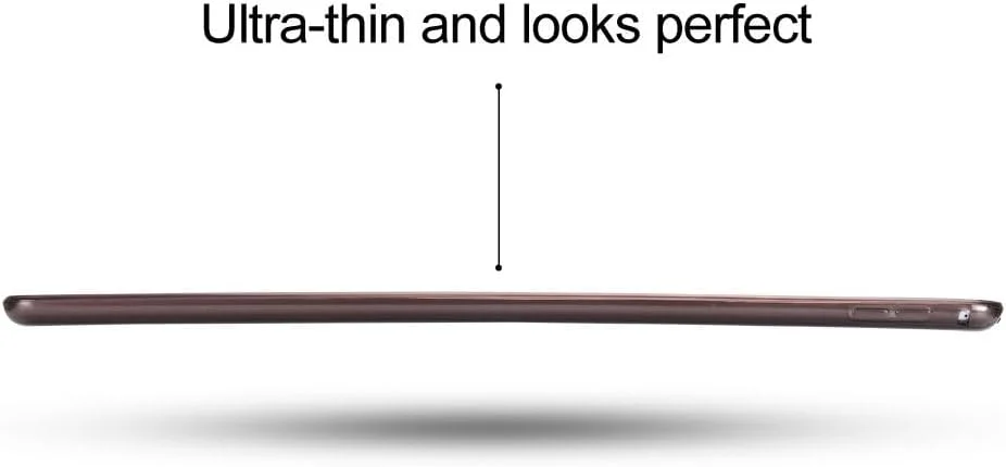 کاور سیلیکونی باریک و شفاف مشکی Asgens برای آیپد پرو 9.7 اینچی، کاور TPU نرم و انعطاف پذیر ضد ضربه مناسب برای آیپد پرو 9.7 اینچی مدل A1673 A1674 A1675 (2016)