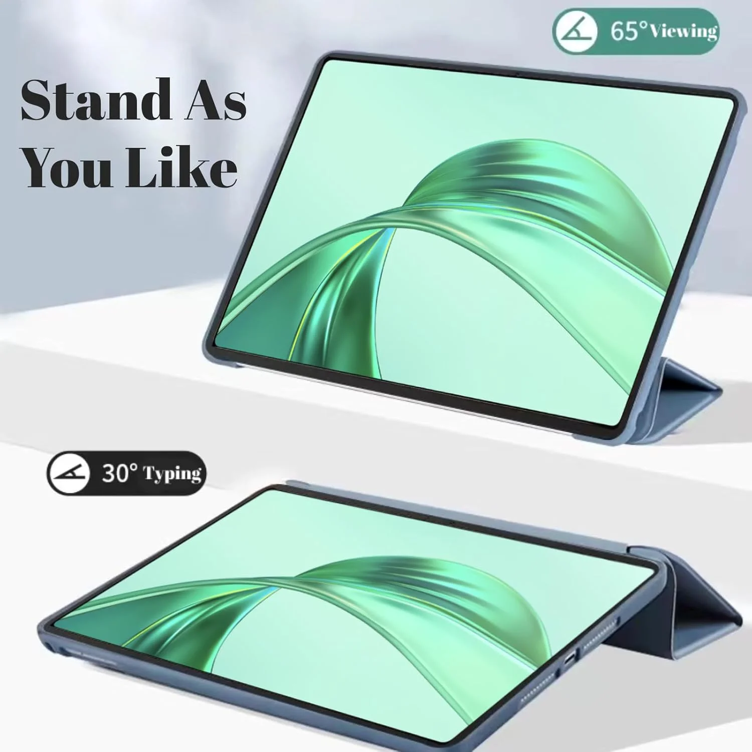 کاور ورتبولی سازگار با تبلت آنر پد X8a 11 اینچ 2024، کاور سه لایه باریک، ضد ضربه با ساختار لانه زنبوری TPU و استند بادوام، قابلیت بیدار شدن/خواب خودکار برای تبلت آنر پد X8a 11 اینچ 2024 (مشکی)