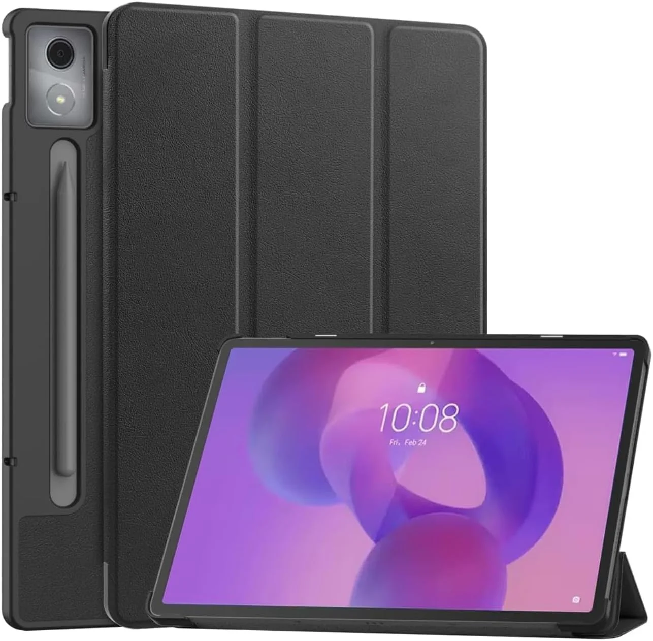 کیف تبلت SKEIDO برای تبلت Lenovo Idea Tab Pro 12.7 اینچی عرضه شده در سال 2025، با زوایای دید چندگانه، روکش هوشمند چرمی PU کاملاً جدید با قابلیت بیدار شدن و به خواب رفتن خودکار، کیف باریک تاشو (مشکی) کیف تبلت SKEIDO برای تبلت Lenovo Idea Tab Pro 12.7 اینچی عرضه شده در سال 2025، با زوایای دید چندگانه، روکش هوشمند چرمی PU کاملاً جدید با قابلیت بیدار شدن و به خواب رفتن خودکار، کیف باریک تاشو (مشکی)