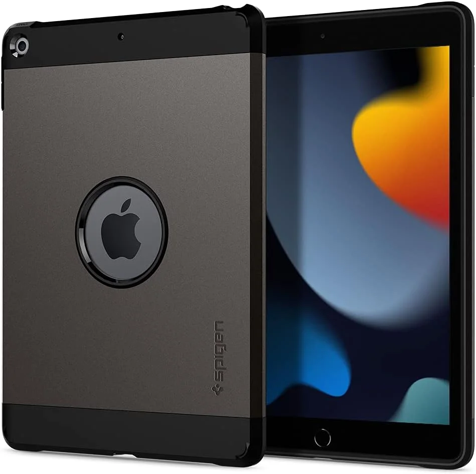 کاور محافظ آیپد 10.2 اینچی Spigen Tough Armor، مناسب برای آیپد نسل نهم (2021) / آیپد نسل هشتم (2020) / آیپد نسل هفتم (2019) - رنگ Gunmetal کاور محافظ آیپد 10.2 اینچی Spigen Tough Armor، مناسب برای آیپد نسل نهم (2021) / آیپد نسل هشتم (2020) / آیپد نسل هفتم (2019) - رنگ Gunmetal