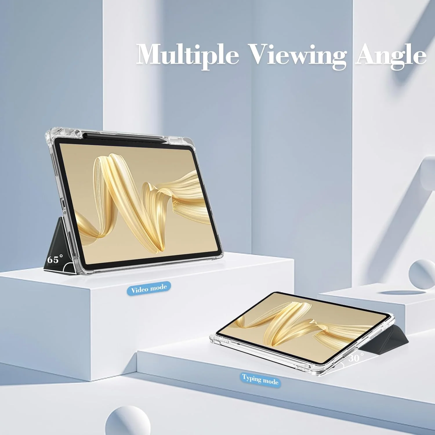 کاور Vurtboly سازگار با Huawei MatePad Pro 12.2 اینچ 2024، کاور باریک و سبک TPU ضد ضربه با پشت شفاف سیلیکونی محافظ برای Huawei MatePad Pro 12.2 اینچ 2024