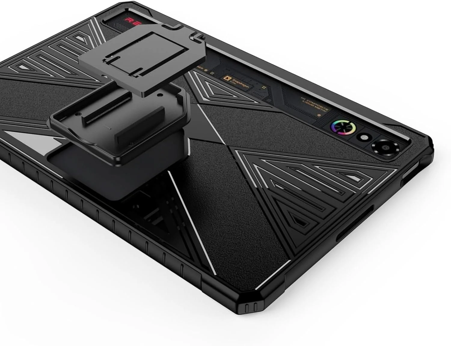 کاور محافظ تبلت گیمینگ رد مجیک آسترا جی او پی یو ای، کاور پشتی TPU نرم، فوق العاده باریک، ضد لرزش و ضد لغزش، بدون حجم اضافی، مشکی