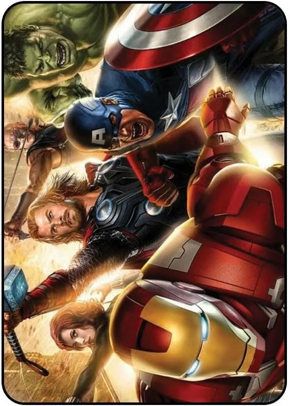 کاور محافظ طرح انتقام جویان با چاپ تمام شخصیت ها مدل AAIPAD234N59 مناسب برای آیپد 2/3/4 اپل