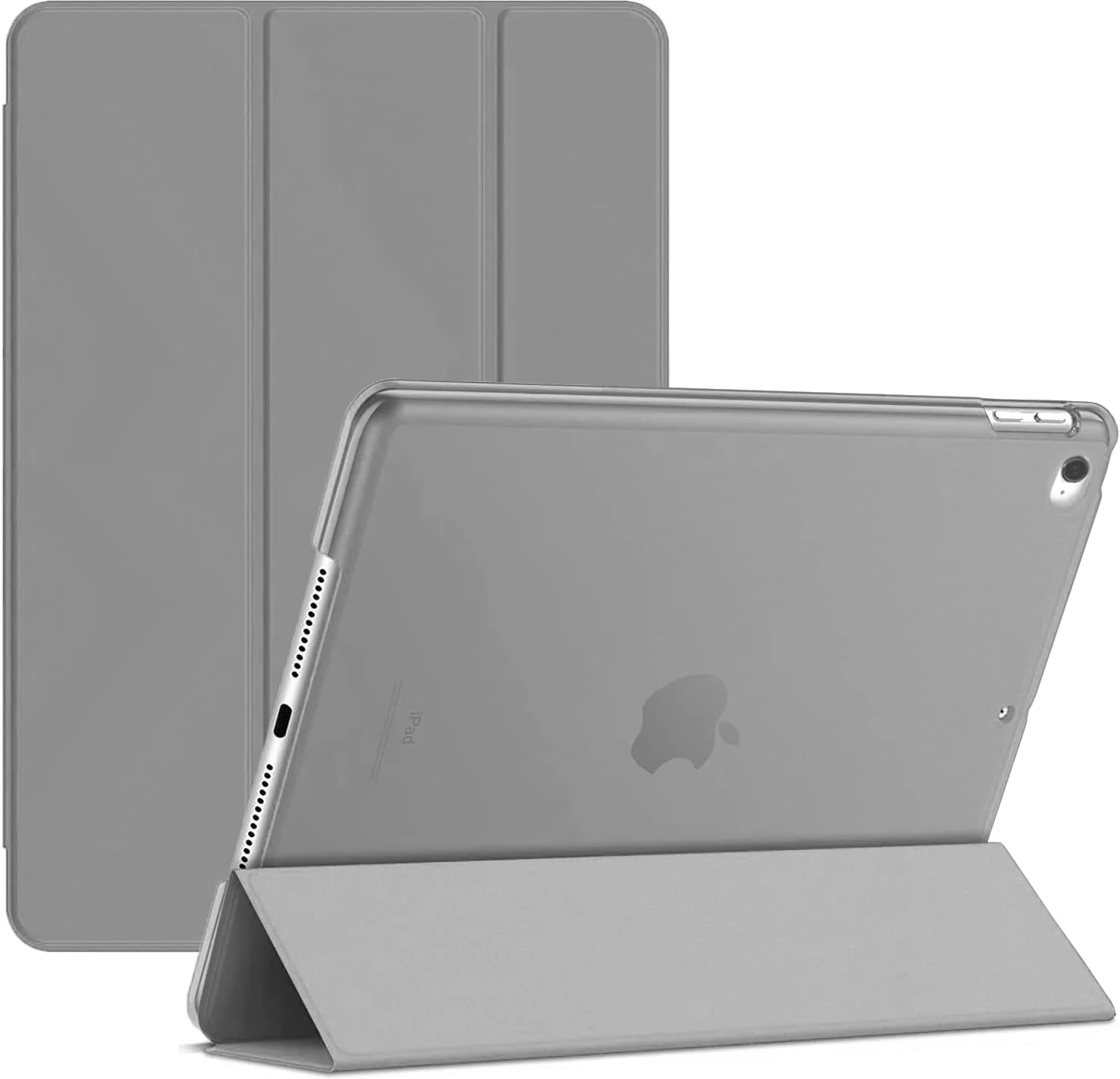 کاور تبلت استند مغناطیسی هوشمند TechDealsUK با قابلیت بیدار شدن/خواب خودکار برای اپل آیپد مینی نسل 4/5 مدل A1538 A1550 A2126 A2124 (خاکستری)