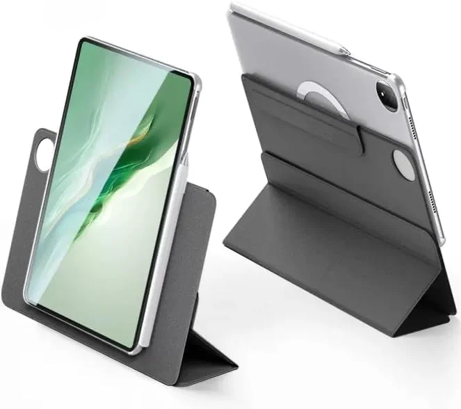 کاور محافظ چرخشی باریک جداشدنی آهنربایی تبلت آنر مجیک پد 2 12.3 اینچی (2024) گرواتری - مشکی