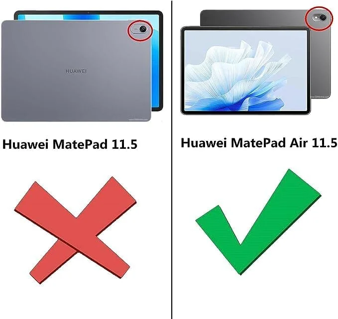 کاور ییمیکو برای هوآوی Matepad Air 11.5 اینچ 2023، کاور تبلت هوشمند سه تایی، قاب پشتی سخت PC، کاور باریک و تاشو برای هوآوی Matepad Air 11.5 اینچ 2023 (قلم شامل نمی شود) (چشم های بزرگ)