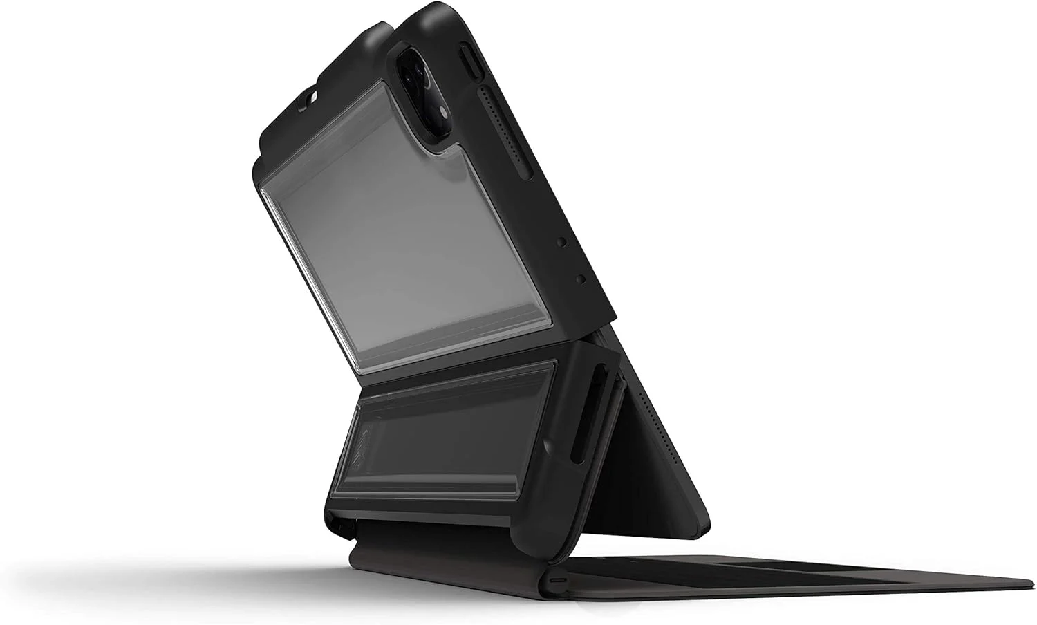 کیف محافظ تبلت STM Dux Shell Magic Folio مناسب برای آیپد پرو 12.9 اینچ نسل 4 و 12.9 اینچ نسل 3 - مشکی (stm-222-295L-01)