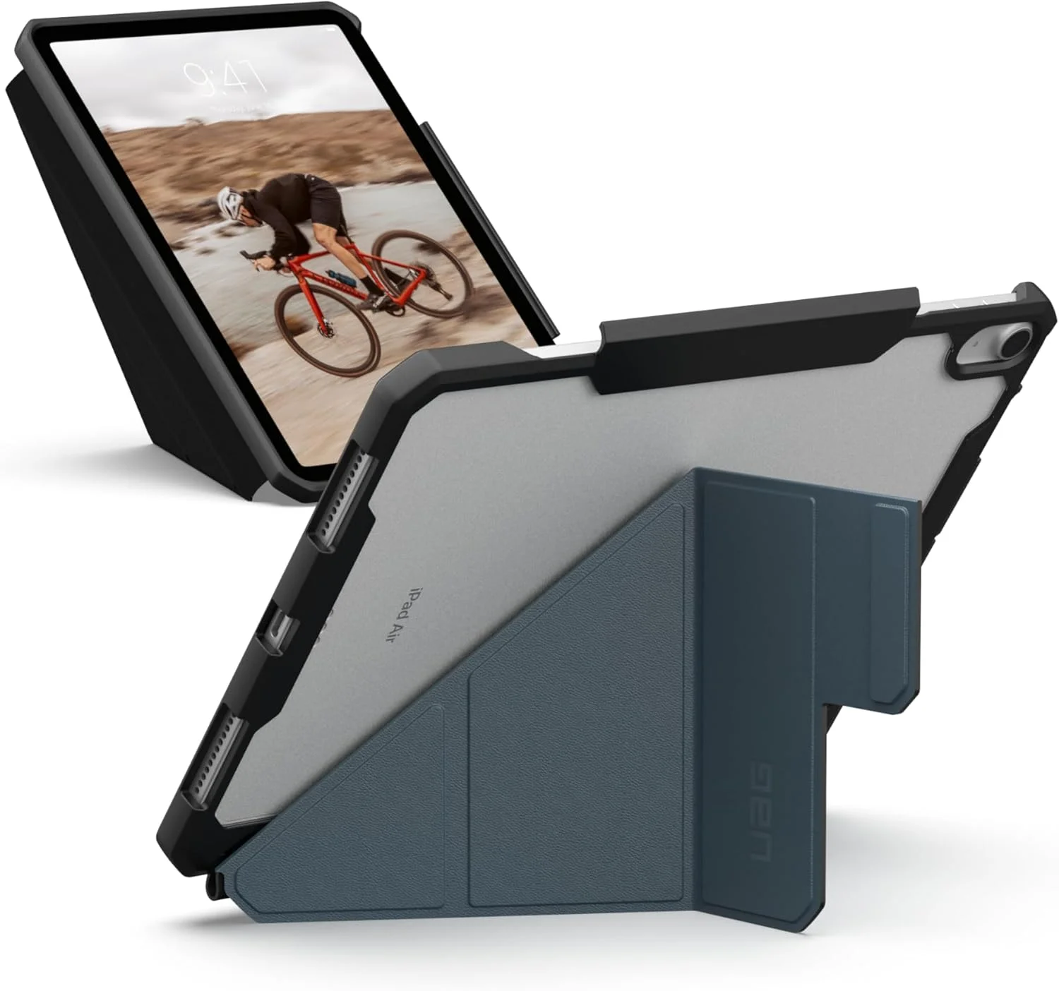 کاور محافظ تبلت آیپد ایر 11 اینچ Urban Armor Gear UAG Essential Armor (مدل 2024) M2 با قابلیت تبدیل به استند و جایگاه قلم - آبی ابری کاور محافظ تبلت آیپد ایر 11 اینچ Urban Armor Gear UAG Essential Armor (مدل 2024) M2 با قابلیت تبدیل به استند و جایگاه قلم - آبی ابری
