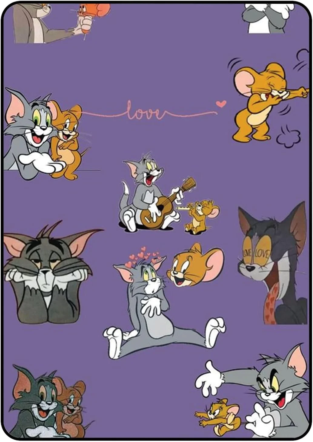 کاور محافظ آیپد پرو 11 2022 طرح چشم نواز، کاور محافظ آیپد پرو 11 2022، کاور محافظ برای آیپد پرو 11 2022 طرح تام و جری (EYEJL169)