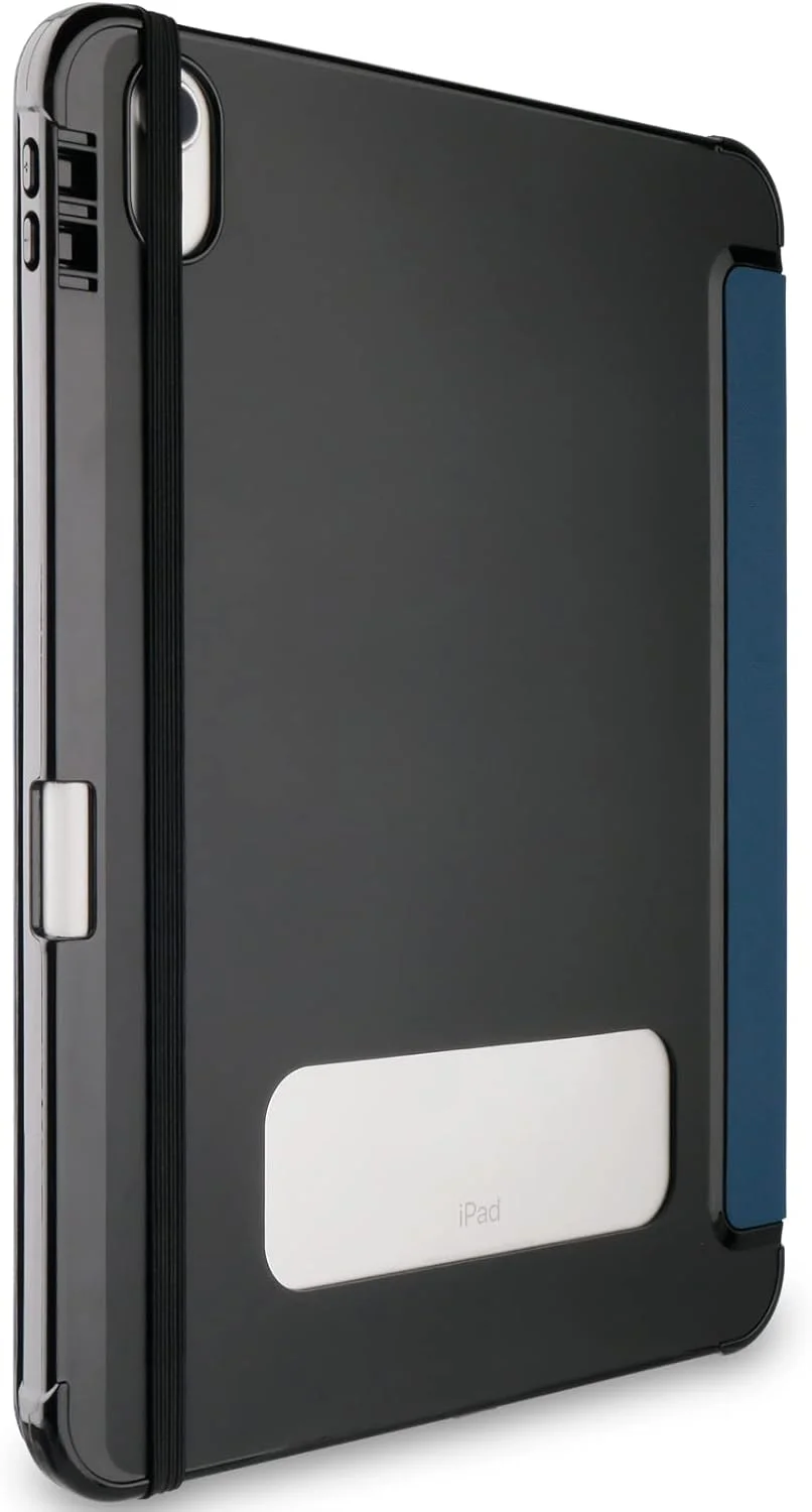 کیف محافظ تبلت OtterBox React Folio مناسب برای آیپد نسل 10 سال 2022 و آیپد نسل 11 سال 2025 (A16)، ضد ضربه، بسیار باریک، دارای استاندارد نظامی، آبی