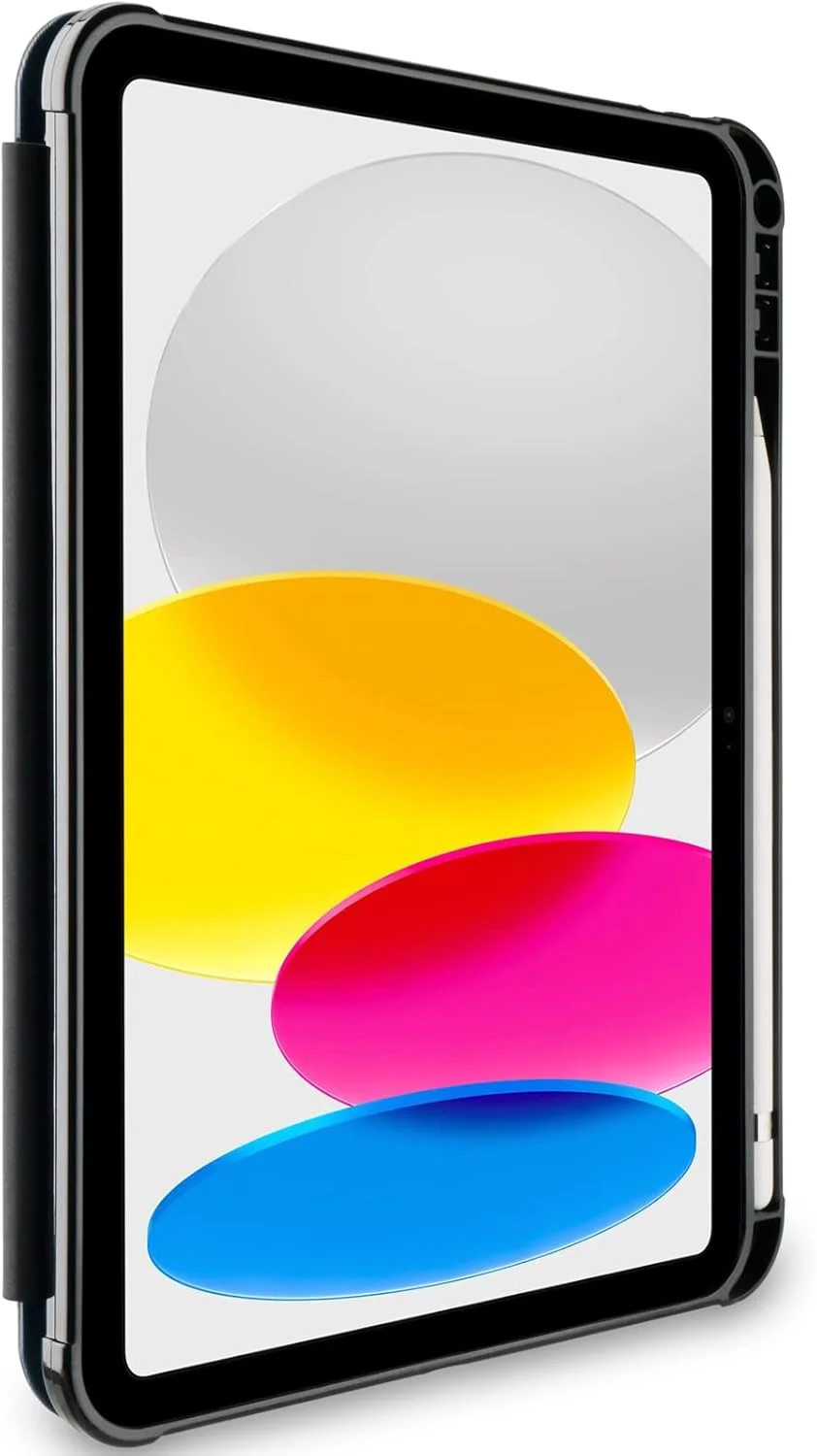 کیف محافظ تبلت OtterBox React Folio مناسب برای آیپد نسل 10 سال 2022 و آیپد نسل 11 سال 2025 (A16)، ضد ضربه، بسیار باریک، دارای استاندارد نظامی، آبی