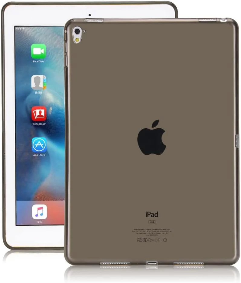 کاور مشکی شفاف Asgens برای آیپد پرو 10.5 اینچ 2017 / ایر 3 (نسل سوم) 10.5 اینچ 2019، کاور سیلیکونی باریک و نرم TPU ضد ضربه برای تبلت آیپد پرو 10.5 اینچ (2017) / آیپد ایر 3 10.5 اینچ (2019)