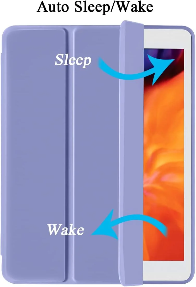 کاور محافظ آیپد 9.7 اینچی SIWENGDE سازگار با آیپد نسل ششم 2018 / آیپد نسل پنجم 2017، دارای جای قلم، باریک، سیلیکونی نرم، سه تایی هوشمند، پوشش محافظ (بنفش میخکی) کاور محافظ آیپد 9.7 اینچی SIWENGDE سازگار با آیپد نسل ششم 2018 / آیپد نسل پنجم 2017، دارای جای قلم، باریک، سیلیکونی نرم، سه تایی هوشمند، پوشش محافظ (بنفش میخکی)