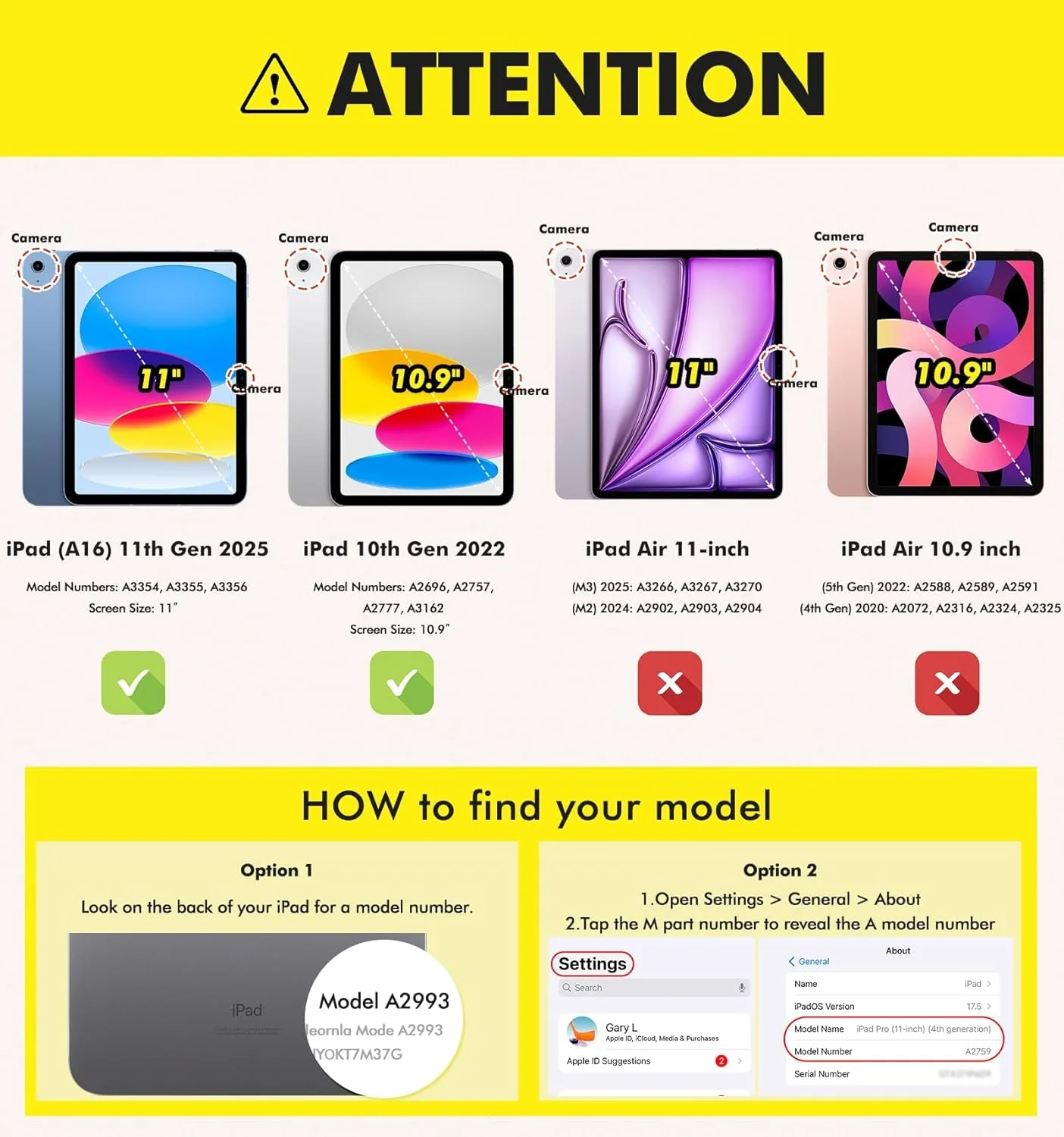 کاور آیپد نسل یازدهم A16 11 اینچی 2025، کاور آیپد نسل دهم 10.9 اینچی، کاور اکلیلی با پشت شفاف درخشان، جای مداد، مناسب برای دختران و کودکان (صورتی گل رز)