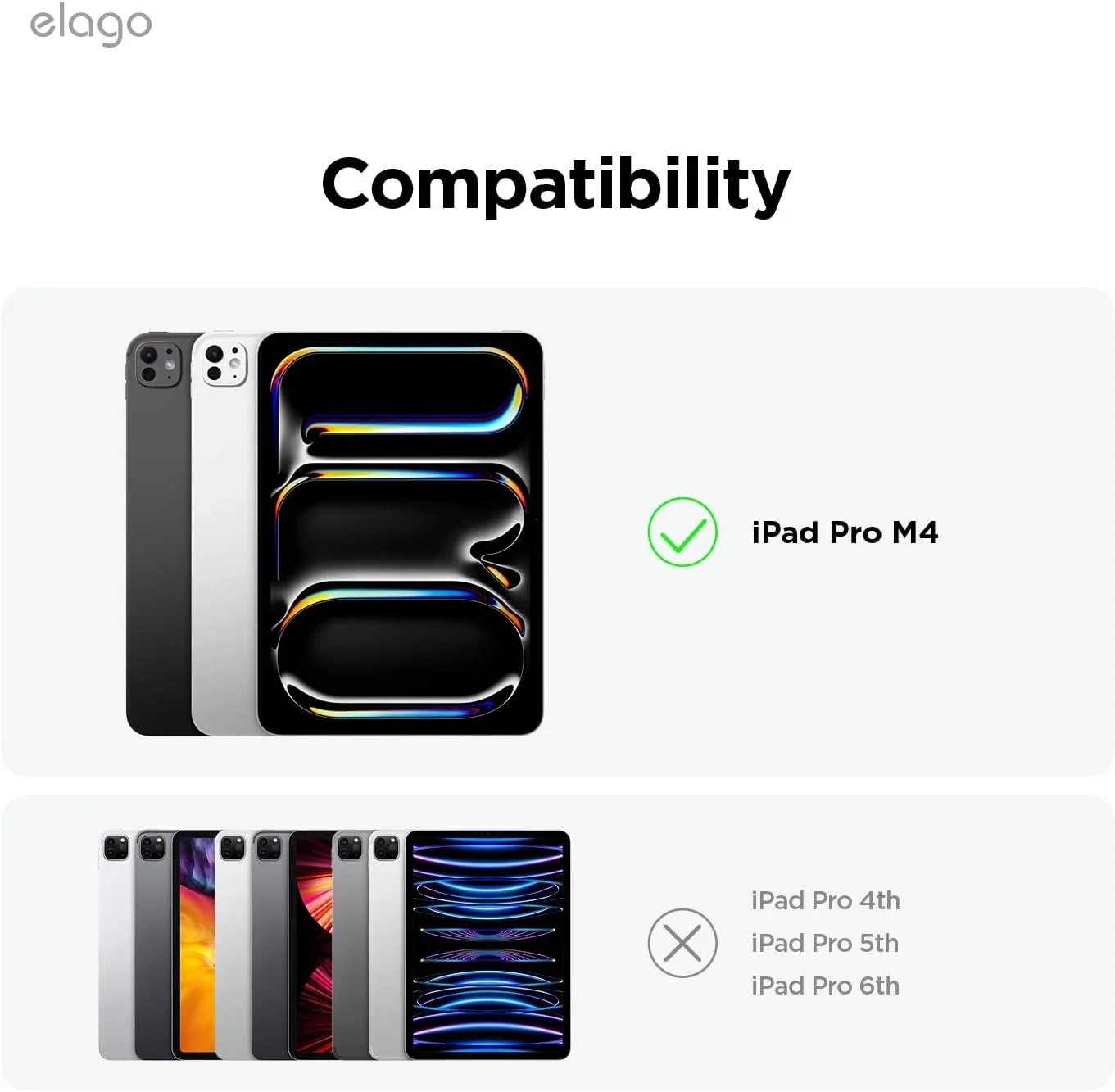 کیف تبلت الاگو Magnetic Folio مناسب برای آیپد پرو ۱۱ اینچ (۲۰۲۴) M4 - آبی با عملکرد خواب و بیدار شدن خودکار