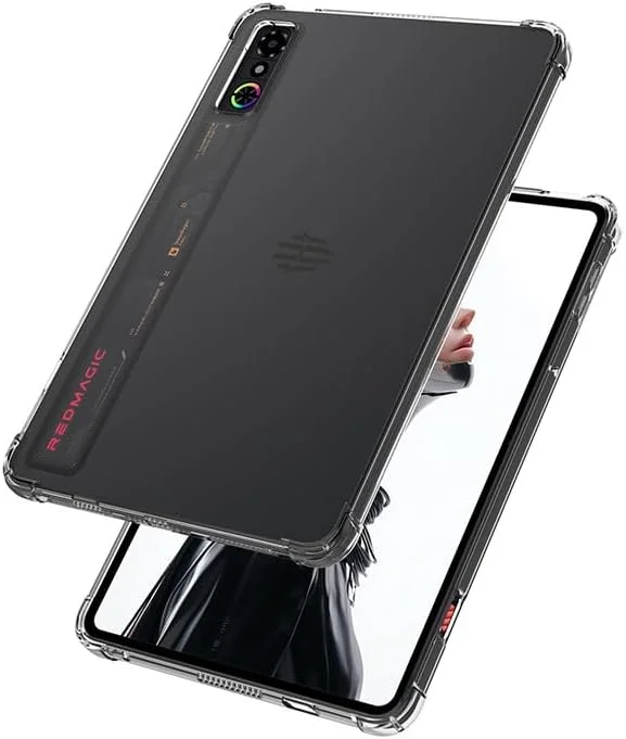 کیجوت‌اچ‌آروی سازگار با قاب تبلت زد تی ای نوبیا ردمجیک آسترا شفاف 9.06 اینچی، پوشش مقاوم در برابر ضربه و شوک، پوشش انعطاف پذیر، محافظ TPU شفاف ضد خش برای تبلت بازی آسترا