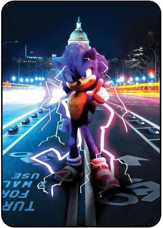 کاور محافظ طرح Sonic مدل AAIPAD129202122N805 مناسب برای آیپد پرو 12.9 اینچ 2020/2021/2022