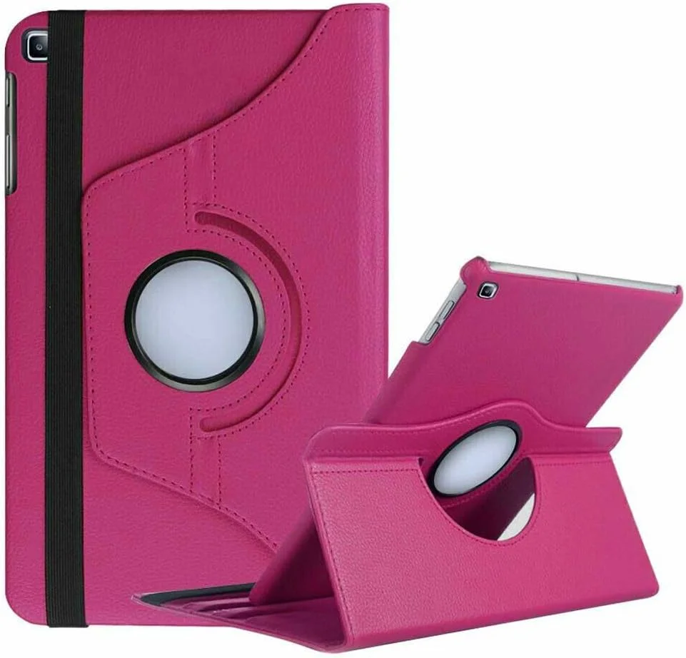 360 Rotating Leather Case Cover Tablet Accessories For Apple iPad 10.2 (2019) / Apple iPad 7th Gen Pink