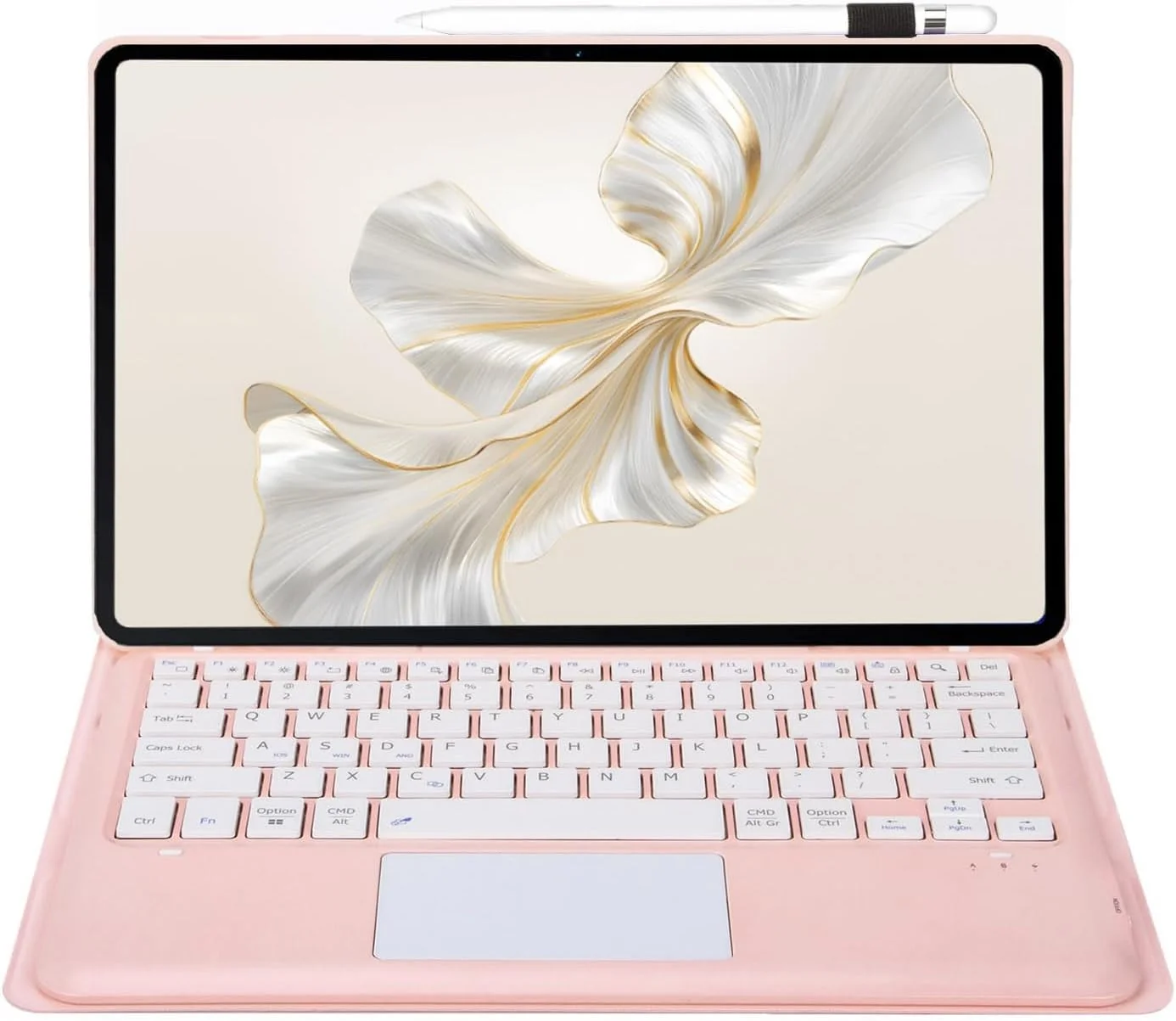 کیبورد بلوتوثی ZOMUN با ترک‌پد برای Honor Pad 9 | تبلت Honor 9 (12.1 اینچ)، کیبورد بی‌سیم با کاور محافظ و ماوس ترک‌پد