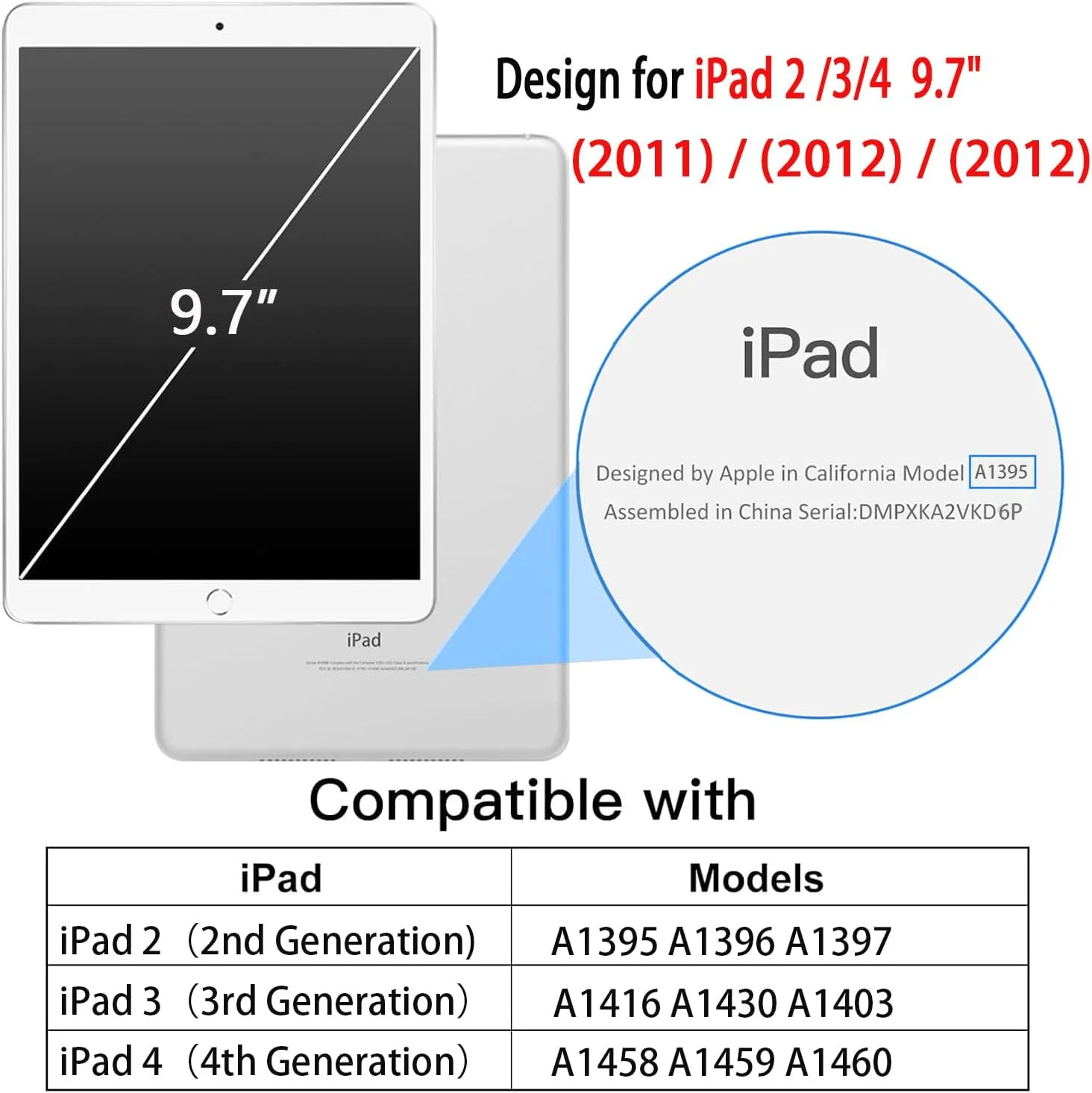 کاور شفاف و باریک سیلیکونی Aspack مدل TPU مناسب برای آیپد نسل دوم/سوم/چهارم 9.7 اینچی اپل آیپد 2، 3، 4، 9.7 اینچی 2011/2012 (مدل قدیمی) (شفاف) کاور شفاف و باریک سیلیکونی Aspack مدل TPU مناسب برای آیپد نسل دوم/سوم/چهارم 9.7 اینچی اپل آیپد 2، 3، 4، 9.7 اینچی 2011/2012 (مدل قدیمی) (شفاف)