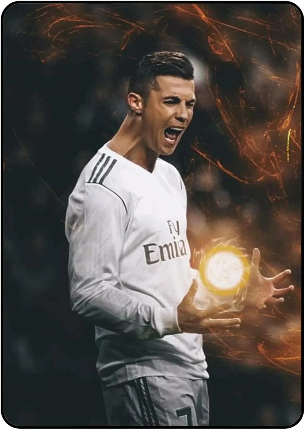 کاور آیپد 10.2 اینچی نسل 9 با طرح جذاب، کاور محافظ آیپد 10.2 اینچی نسل 9، قاب محافظ آیپد اپل 10.2 نسل 9 طرح رونالدو در حال بازی