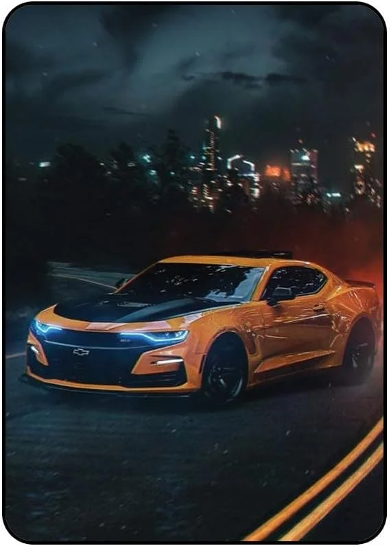 کاور محافظ طرح شورولت کامارو مدل AAIPAD234N189 مناسب برای آیپد 2/3/4