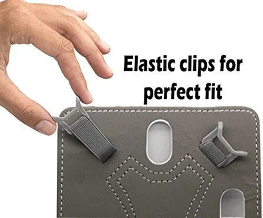 کاور تبلت 10 اینچی DV - کاور چرمی یونیورسال با قابلیت استند و چرخش 360 درجه، مناسب برای تمام تبلت های اندرویدی 10 و 10.1 اینچی (مشکی)