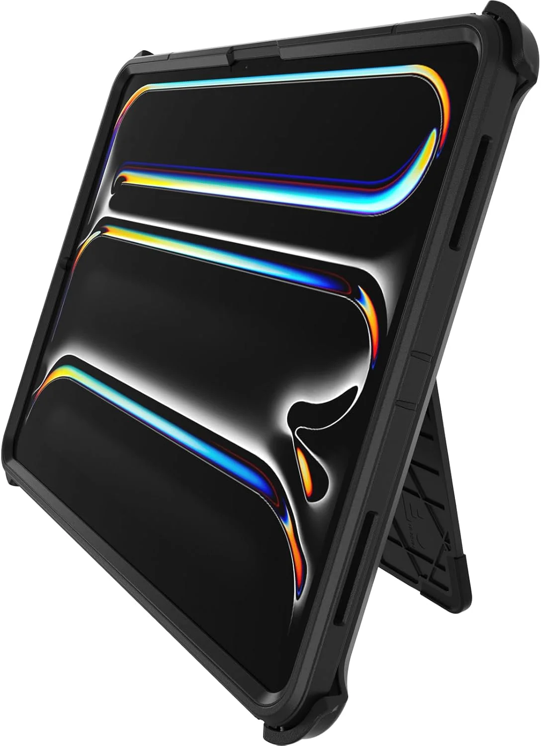 محافظ ضد ضربه OtterBox Defender مناسب برای آیپد پرو ۱۳ اینچ (۲۰۲۴)، محافظ فوق العاده مقاوم با محافظ صفحه نمایش داخلی، تست شده ۲ برابر استاندارد نظامی، پشت، بسته بندی غیر خرده فروشی