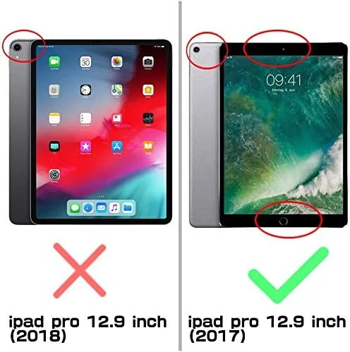 کاور محافظتی سنگین SUPCASE Unicorn Beetle Pro Series مناسب آیپد پرو 12.9 اینچ 2017، بدون محافظ صفحه نمایش، مناسب برای Apple iPad Pro 12.9 اینچ 2017، عدم تطابق با نسخه 2018 (مشکی)