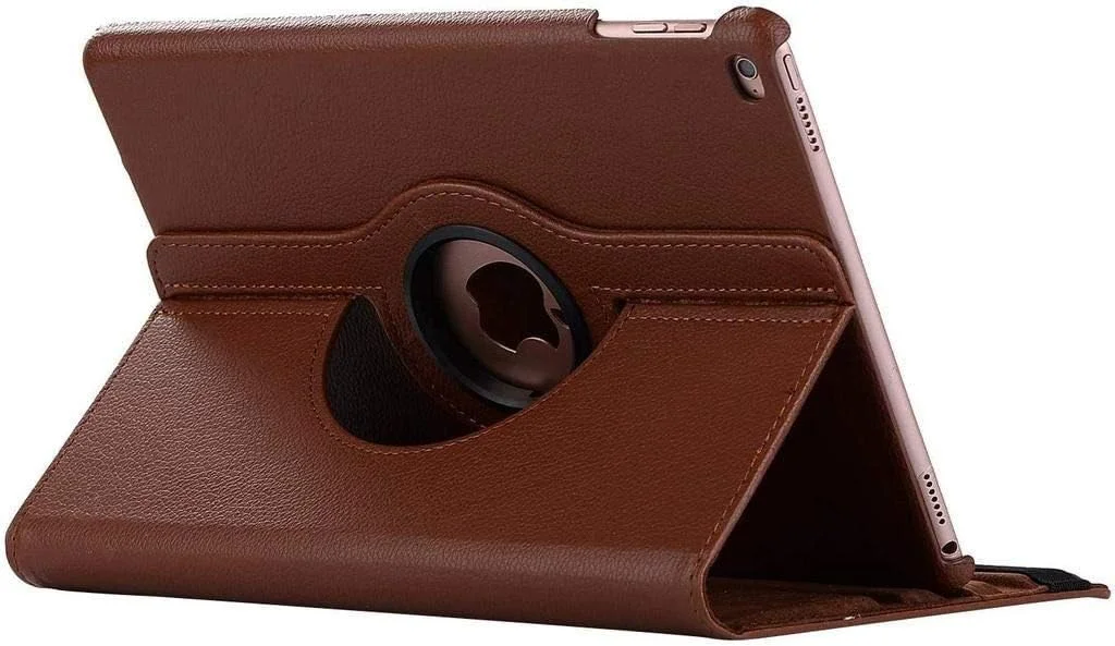 کاور چرمی چرخشی 360 درجه ProElite مناسب برای آیپد 10.2 اینچی نسل 9/8/7 اپل به همراه قلم لمسی، قهوه ای