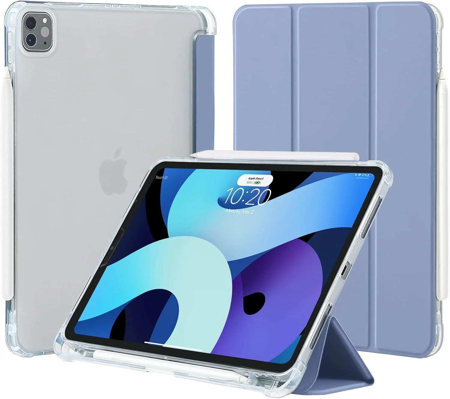 کاور 4UBonLife برای آیپد پرو 11 اینچ 2022/2021/2020/2018 (نسل 4/3/2/1) با جای قلم، کاور باریک استند، کاور پشتی TPU نرم، پشتیبانی از شارژ بی سیم قلم نسل 2، خاکستری اسطوخودوسی کاور 4UBonLife برای آیپد پرو 11 اینچ 2022/2021/2020/2018 (نسل 4/3/2/1) با جای قلم، کاور باریک استند، کاور پشتی TPU نرم، پشتیبانی از شارژ بی سیم قلم نسل 2، خاکستری اسطوخودوسی