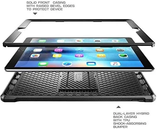 کیف تبلت تاشو i-Blason Unicorn Beetle Pro مناسب برای تبلت 12.9 اینچی (کیف تاشو اپل، آیپد پرو (2015)، 32.8 سانتی متر، 12.9 اینچ، مشکی)