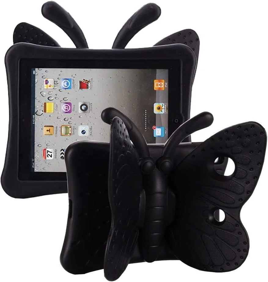 کیف آیپد 10.2 SmartGrist مناسب کودکان، کیف آیپد نسل 7 مناسب کودکان، کاور محافظ تبلت فوم EVA سبک و مقاوم در برابر ضربه با دسته و پایه، مناسب کودکان برای آیپد 10.2 اینچی و ایر 3 2019 اپل