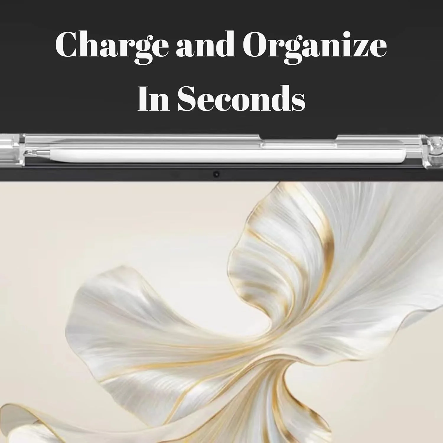 کاور نسلين سازگار با تبلت آنر پد 9 اینچ 12.1 مدل 2024، کاور باریک و سبک TPU ضد ضربه با قاب پشتی شفاف محافظ برای تبلت آنر پد 9 اینچ 12.1 مدل 2024 (مشکی)