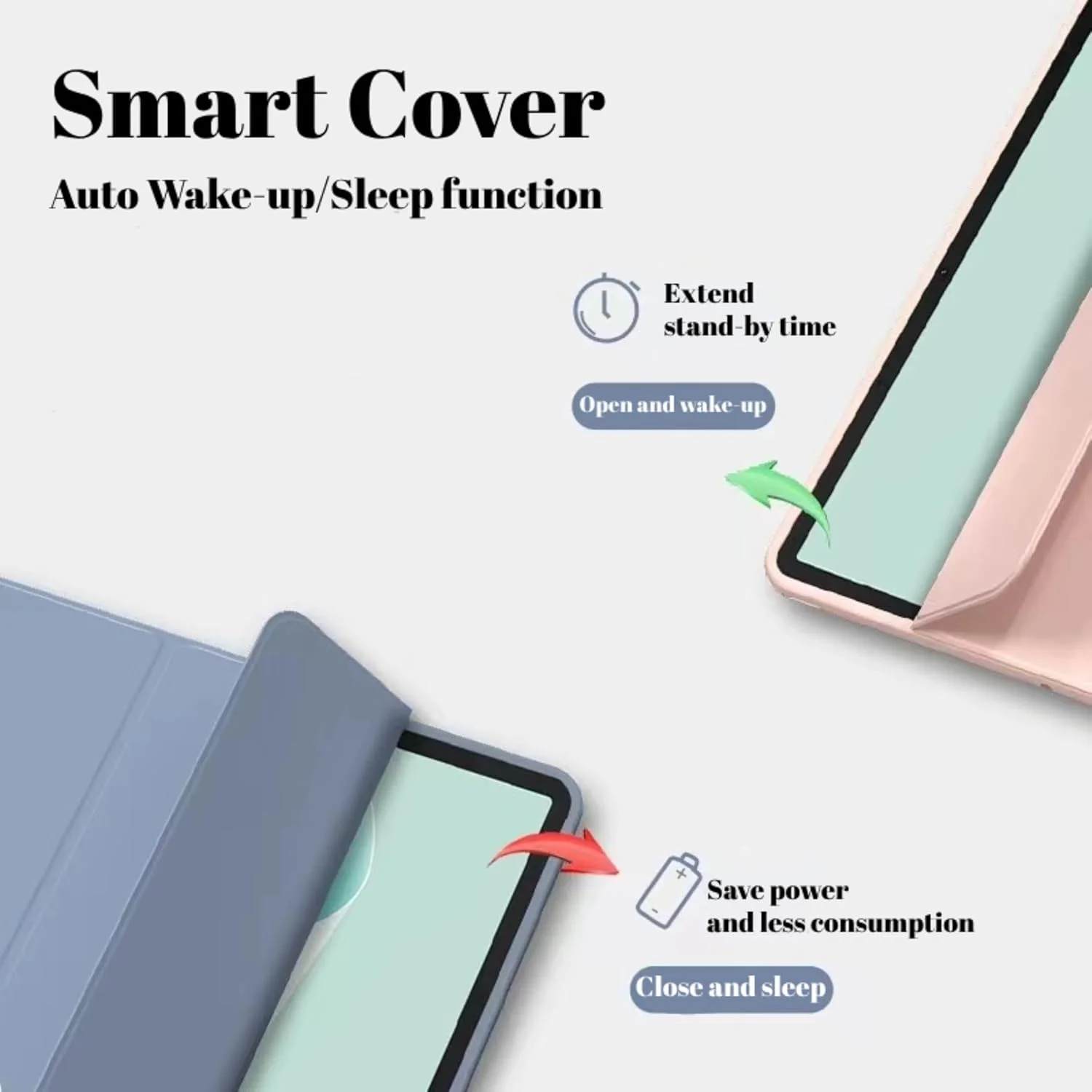 کیف محافظ تبلت هوآوی Matepad 11.5s" 2024 مدل SKEIDO، طراحی سه لایه، باریک، ضد ضربه، بافت لانه زنبوری TPU، قابلیت بیدار شدن/به خواب رفتن خودکار (بنفش)