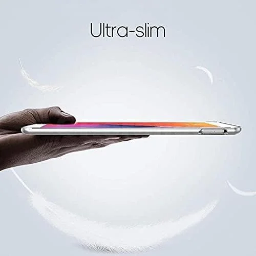 کاور محافظ ژله ای شفاف AWH KNEKT مناسب برای آیپد 10.2 اینچی نسل 8 و 7 (2020/2018)، کاور پشتی TPU شفاف، کاور باریک مناسب برای آیپد 10.2 اینچی، کاور سیلیکونی TPU هوشمند تبلت - شفاف