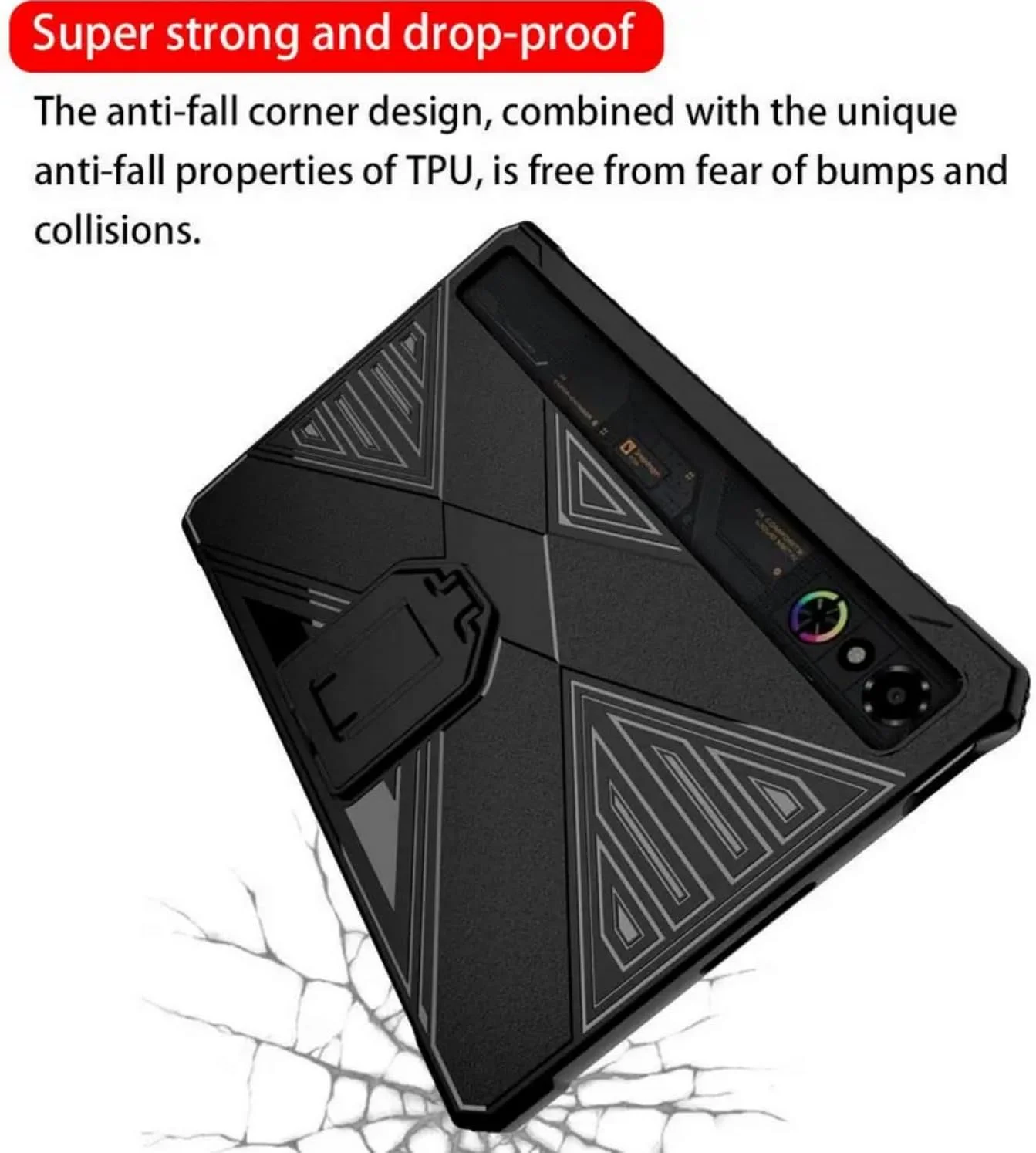 کیف محافظ تبلت گیمینگ RedMagic Tablet 3 Pro 9.06 اینچی (2025) مدل SKEIDO، یک عدد، با پایه، ساخته شده از مواد TPU و PC، محافظت کامل، ضد خش و مقاوم در برابر گرد و غبار (مشکی) کیف محافظ تبلت گیمینگ RedMagic Tablet 3 Pro 9.06 اینچی (2025) مدل SKEIDO، یک عدد، با پایه، ساخته شده از مواد TPU و PC، محافظت کامل، ضد خش و مقاوم در برابر گرد و غبار (مشکی)