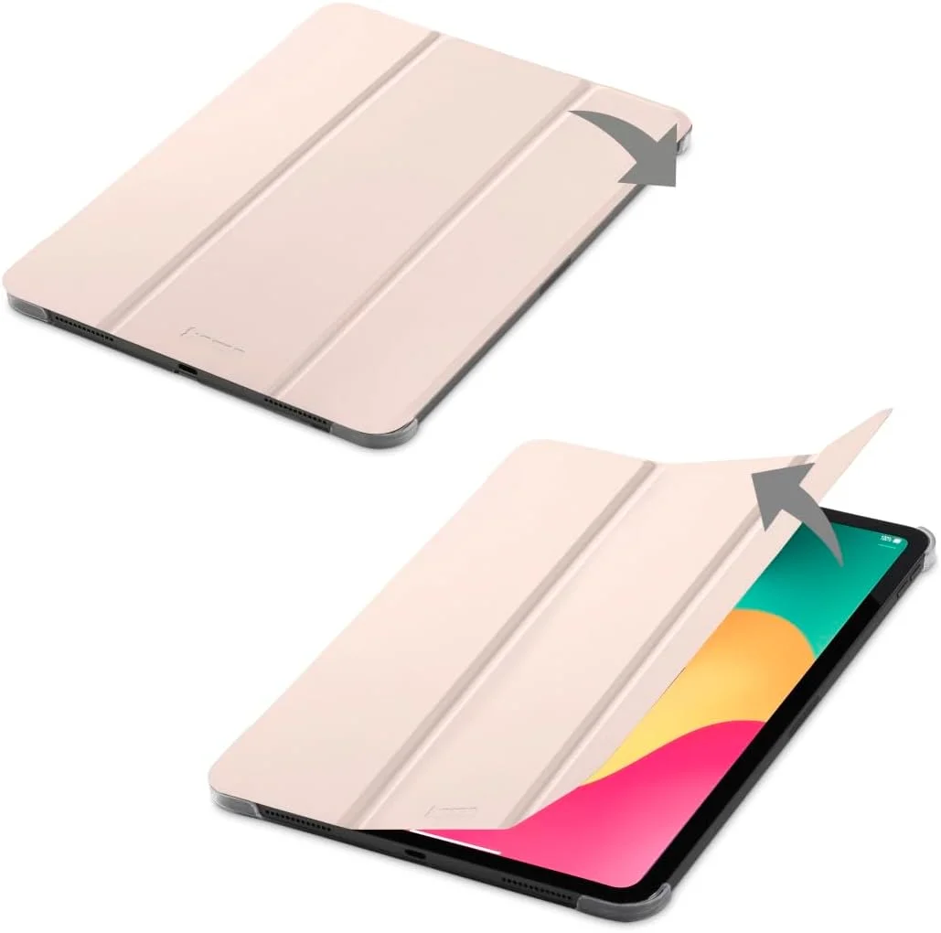 کیف تبلت تاشو شفاف Hama برای Apple iPad Pro 13 اینچ (2024) - صورتی