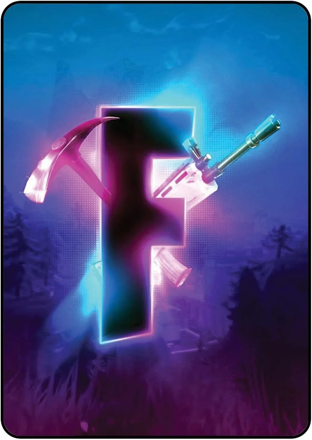 کاور آیپد 10.2 اینچی نسل 8، کاور محافظ آیپد 10.2 اینچی نسل 8، کاور محافظ آیپد اپل 10.2 نسل 8 با طرح Fortnite Logo