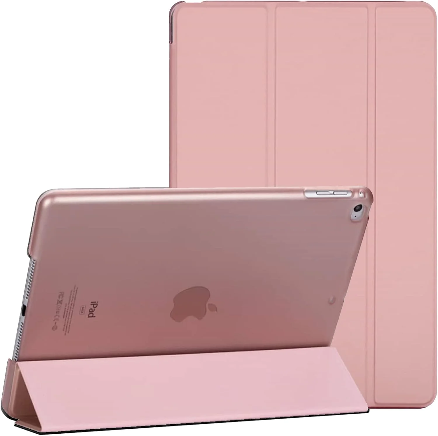 کاور هوشمند مغناطیسی تبلت برای آیپد 4/3/2 اپل (نسل های قدیمی تر) با قابلیت بیدار شدن/به خواب رفتن خودکار (رزگلد)