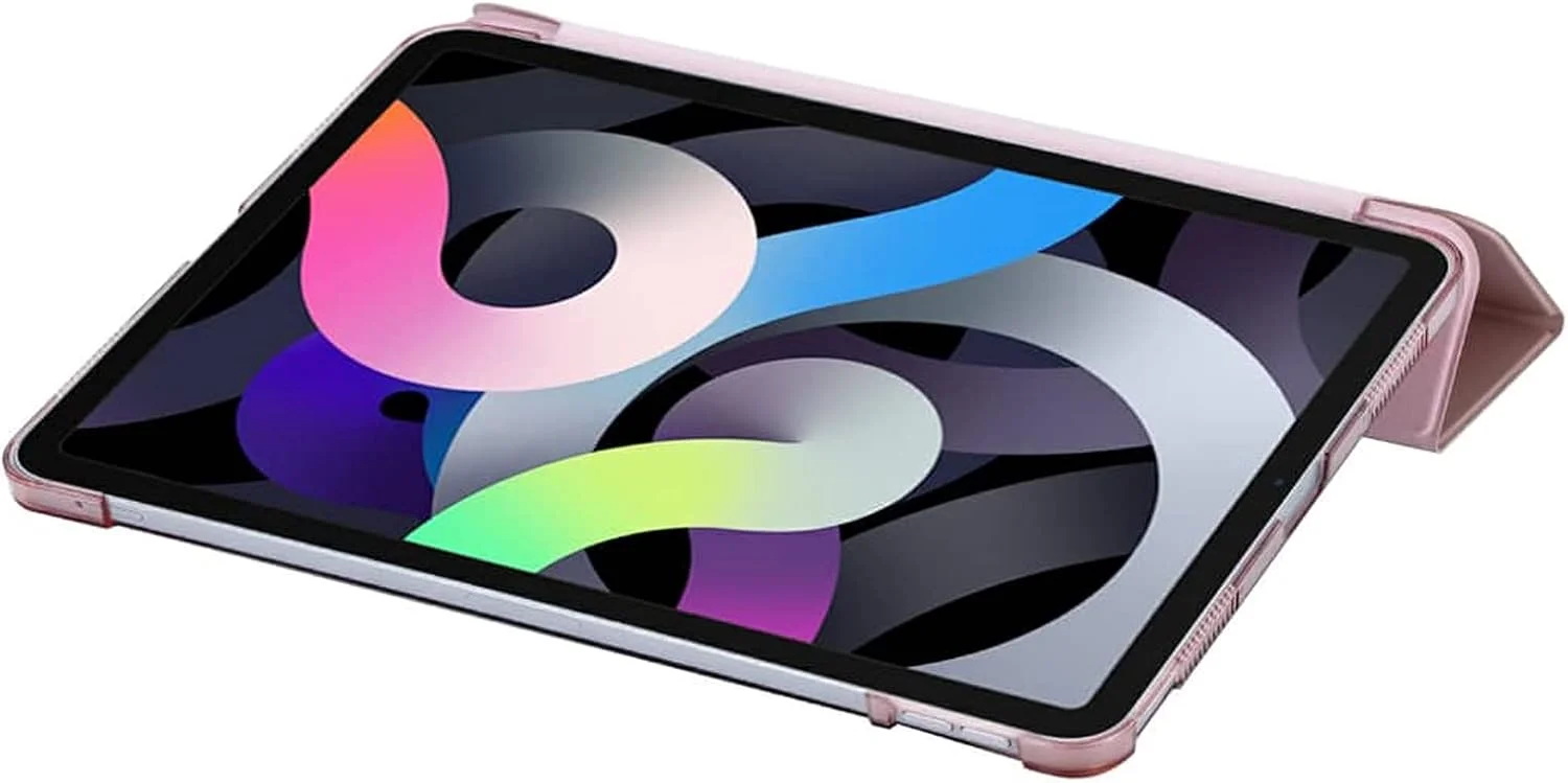 کاور هوشمند مغناطیسی تبلت برای آیپد 4/3/2 اپل (نسل های قدیمی تر) با قابلیت بیدار شدن/به خواب رفتن خودکار (رزگلد)