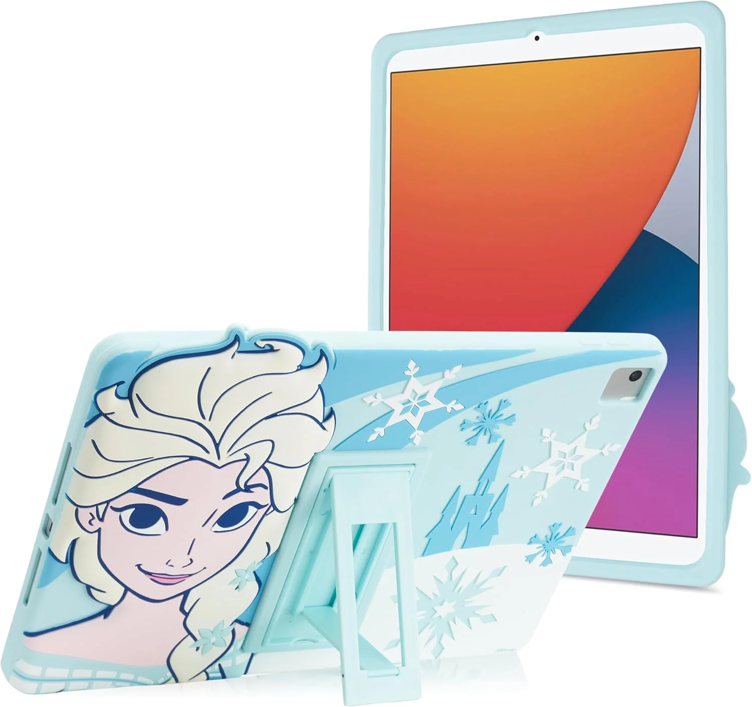 کاور آیپد دیزنی فروزن برای کودکان - کاور 10.2 اینچی برای آیپد نسل 9/8/7 - کاور تبلت 2019/2020/2021 با استند، محافظ سیلیکونی ضد ضربه کاور آیپد دیزنی فروزن برای کودکان - کاور 10.2 اینچی برای آیپد نسل 9/8/7 - کاور تبلت 2019/2020/2021 با استند، محافظ سیلیکونی ضد ضربه