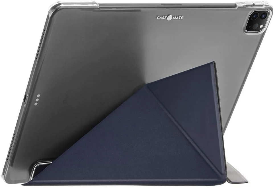 کیف تبلت Case-Mate iPad Pro مدل Multi Stand Folio - طراحی اوریگامی چرمی با محافظت 360 درجه، پشت شفاف با حالت های نمایش چندگانه، خواب/بیدار شدن خودکار (11 اینچ، آبی) کیف تبلت Case-Mate iPad Pro مدل Multi Stand Folio - طراحی اوریگامی چرمی با محافظت 360 درجه، پشت شفاف با حالت های نمایش چندگانه، خواب/بیدار شدن خودکار (11 اینچ، آبی)