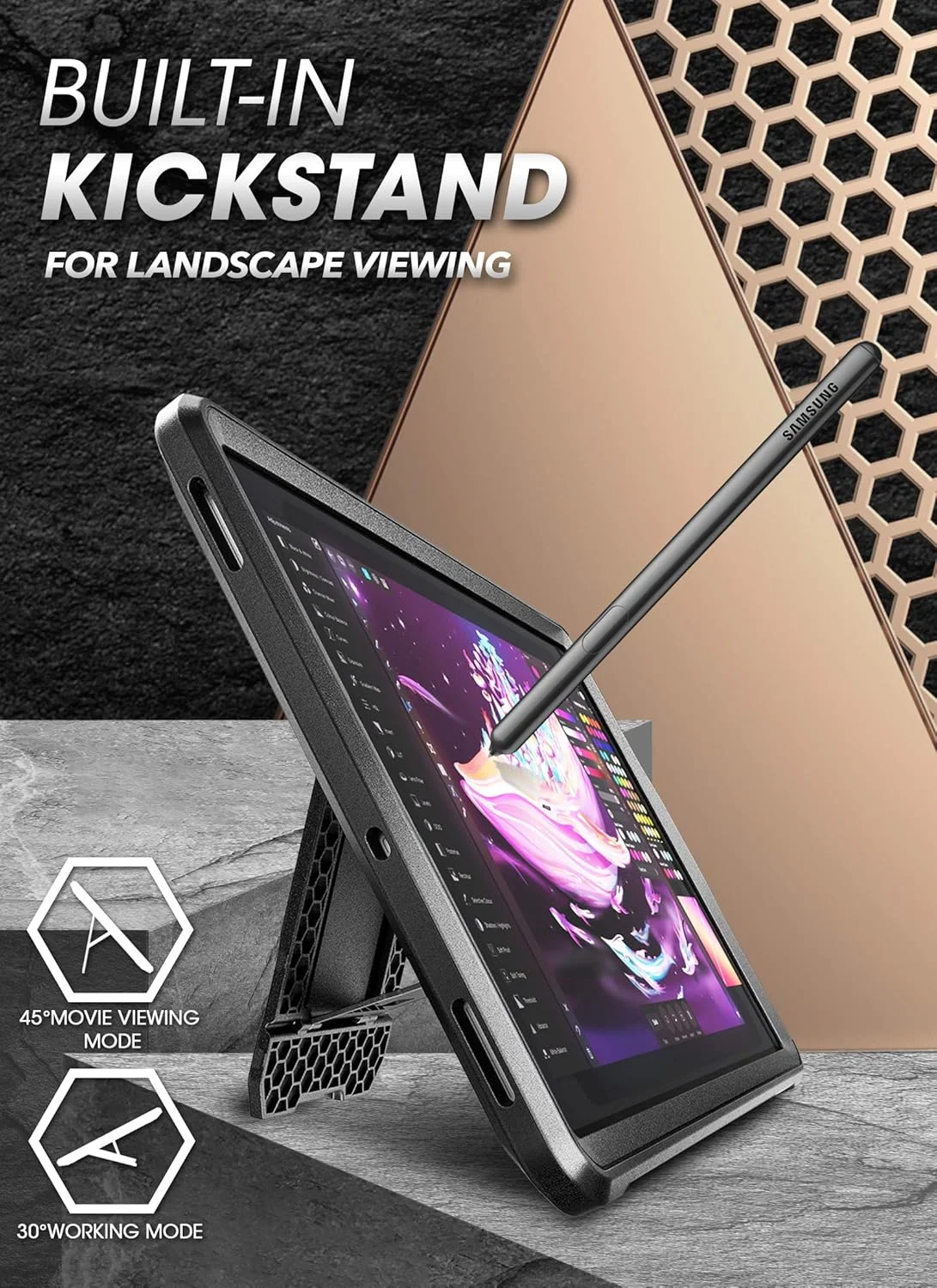 کاور محافظ فول بادی SUPCASE سری Unicorn Beetle PRO مناسب برای تبلت گلکسی تب S6 (نسخه 2019) به همراه محافظ صفحه نمایش داخلی - مشکی کاور محافظ فول بادی SUPCASE سری Unicorn Beetle PRO مناسب برای تبلت گلکسی تب S6 (نسخه 2019) به همراه محافظ صفحه نمایش داخلی - مشکی