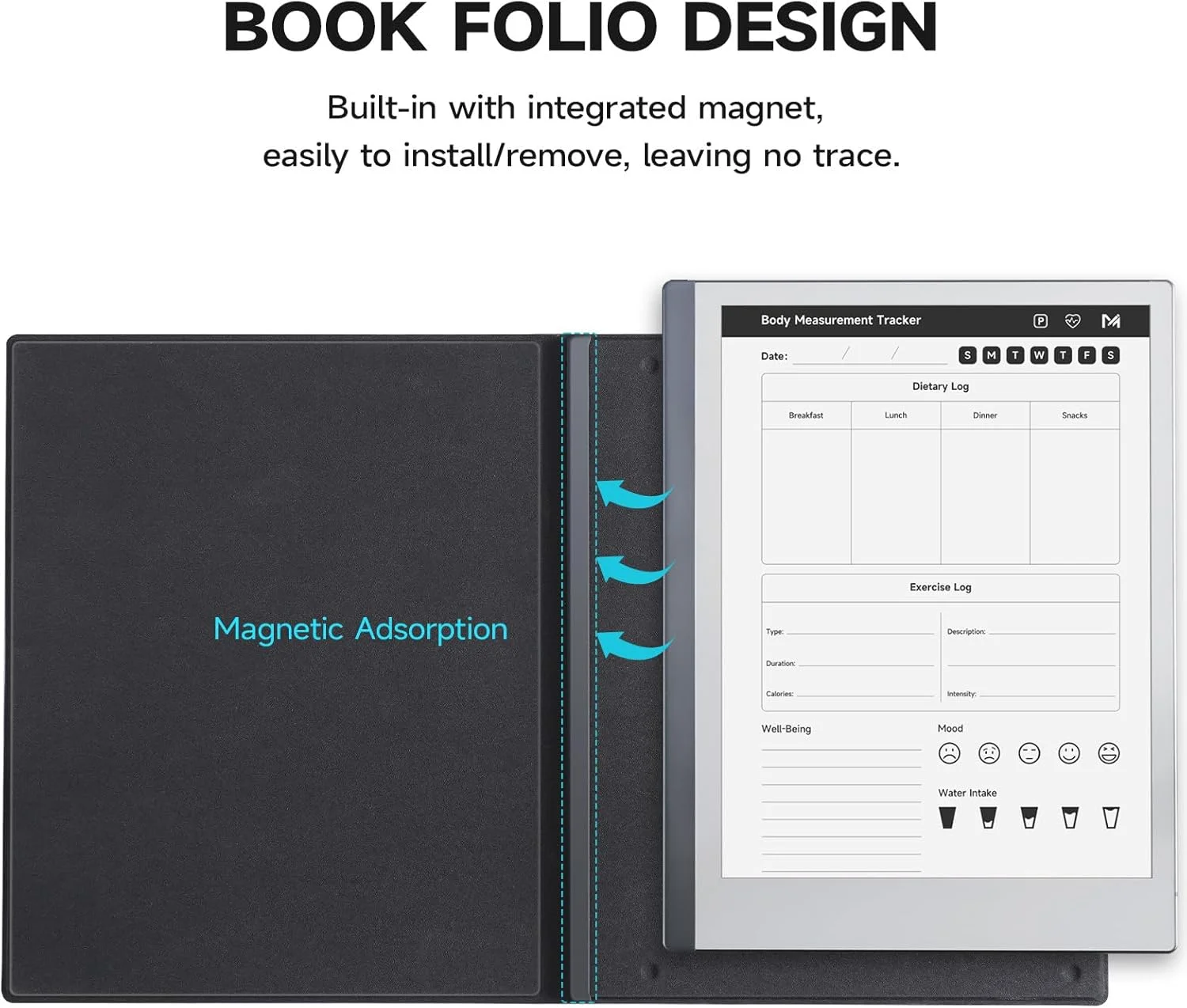 کیف آیوتو برای تبلت کاغذی ریمارکبل 2 سایز 10.3 اینچ مدل 2020، طراحی کتابی با آهنربای داخلی، جلد هوشمند چرمی PU ممتاز، فقط برای ریمارکبل 2 (قهوه ای)