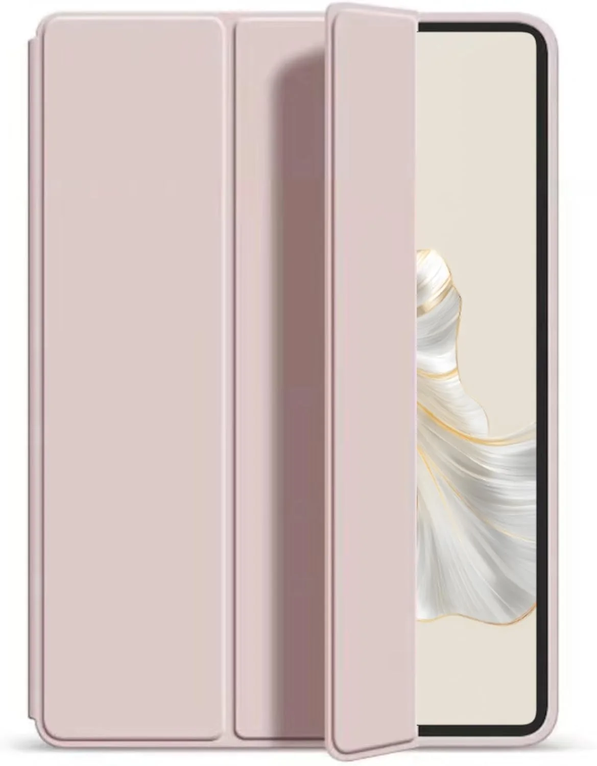 کاور نسلين سازگار با تبلت آنر پد 9 اینچ 12.1، کاور باریک و سبک با قابلیت استند و بدنه TPU نرم و محافظ برای تبلت آنر پد 9 اینچ 12.1 با عملکرد بیدار/خواب خودکار (صورتی)